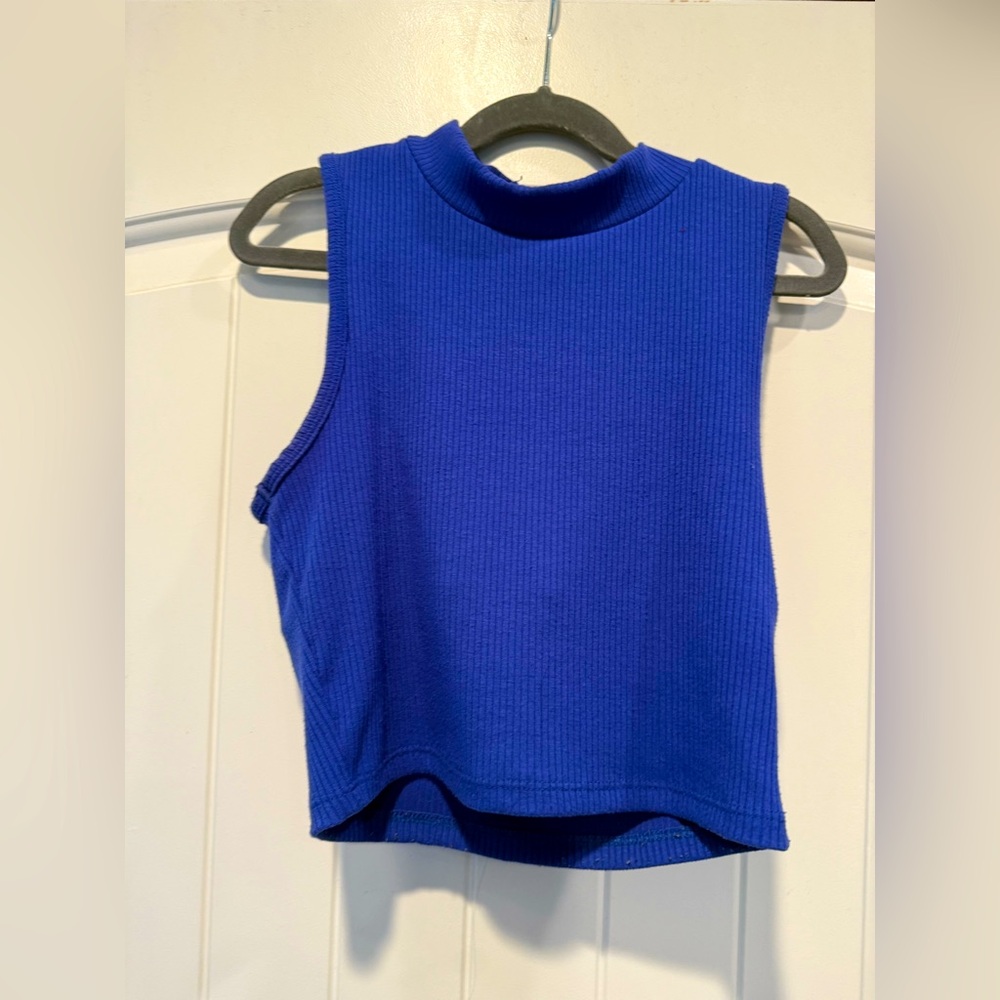 Tiger Friday Authentic Crop Top - Indigo